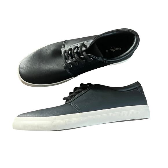 GOODFELLOW & CO Men's Rome Low Top Sneakers Black - Picture 2 of 5